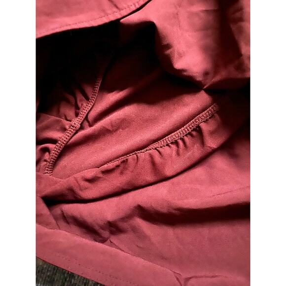 Old Navy Quick Dry XL Burgundy Athletic Shorts Lounge Active Clean Girl Normcore - Picture 5 of 6